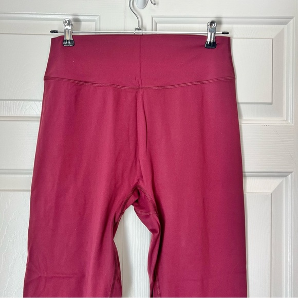 Kamo Fitness XL Dark Red Maroon Burgundy High Rise Leggings - Picture 5 of 9